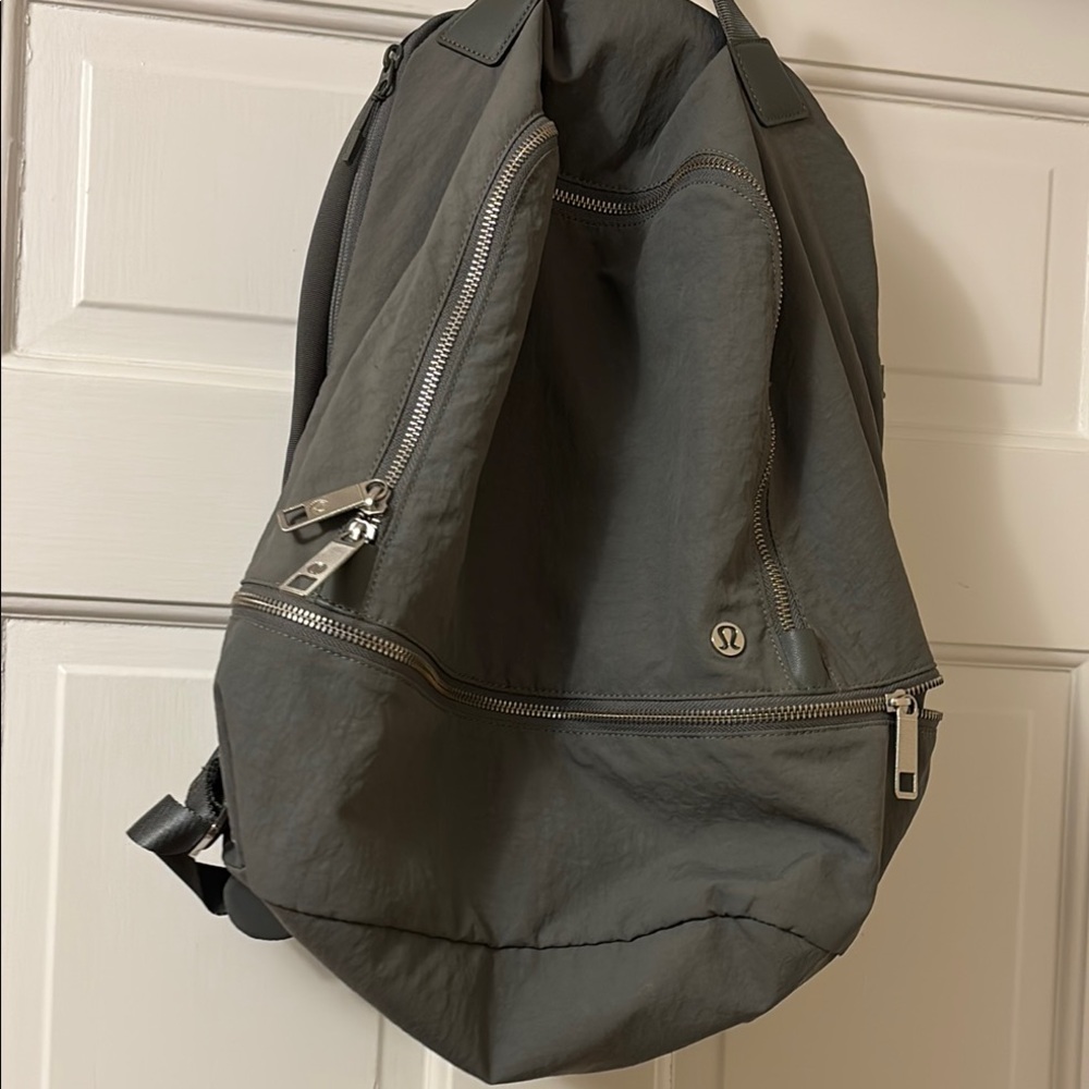 Lululemon Athletica Gray Backpack Modern Athletic Design